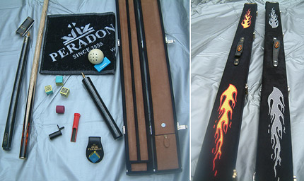 Special Offer SP22 - Snooker Cue, Case and Accessories Bundle