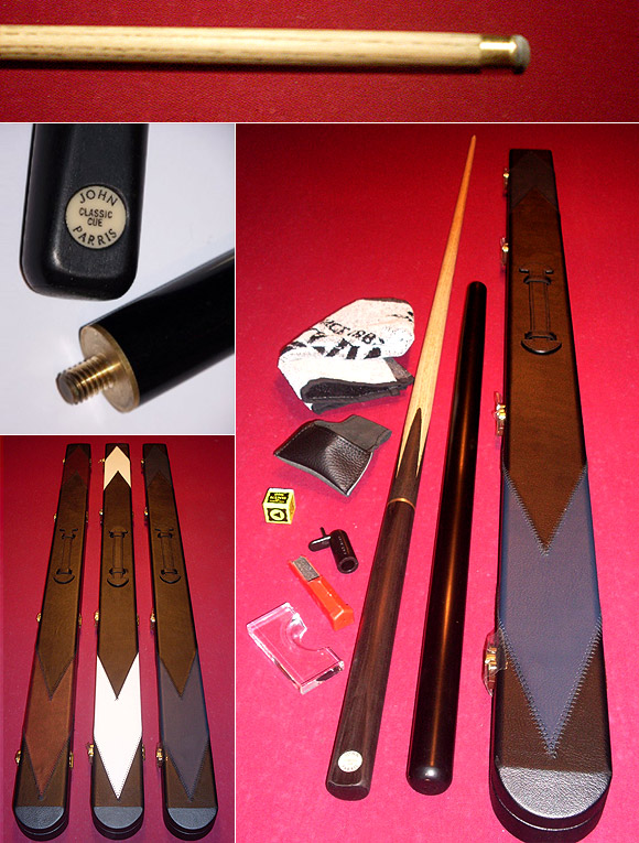 Special Offer SP33 - Special Offer SP35 John Parris Classic Snooker Cue 3/4 and Case Bundle
