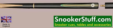 Balmoral Three Quarter Jointed Snooker Cue (Ref P1213)