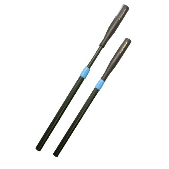 Snooker Cue Extension-Push On Telescopic Cue Extension Blue Moon Extenda White 